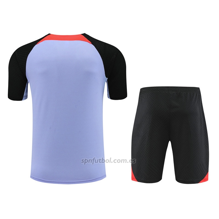 Chandal del Liverpool Manga Corta 2022-2023 Purpura - Pantalon Corto